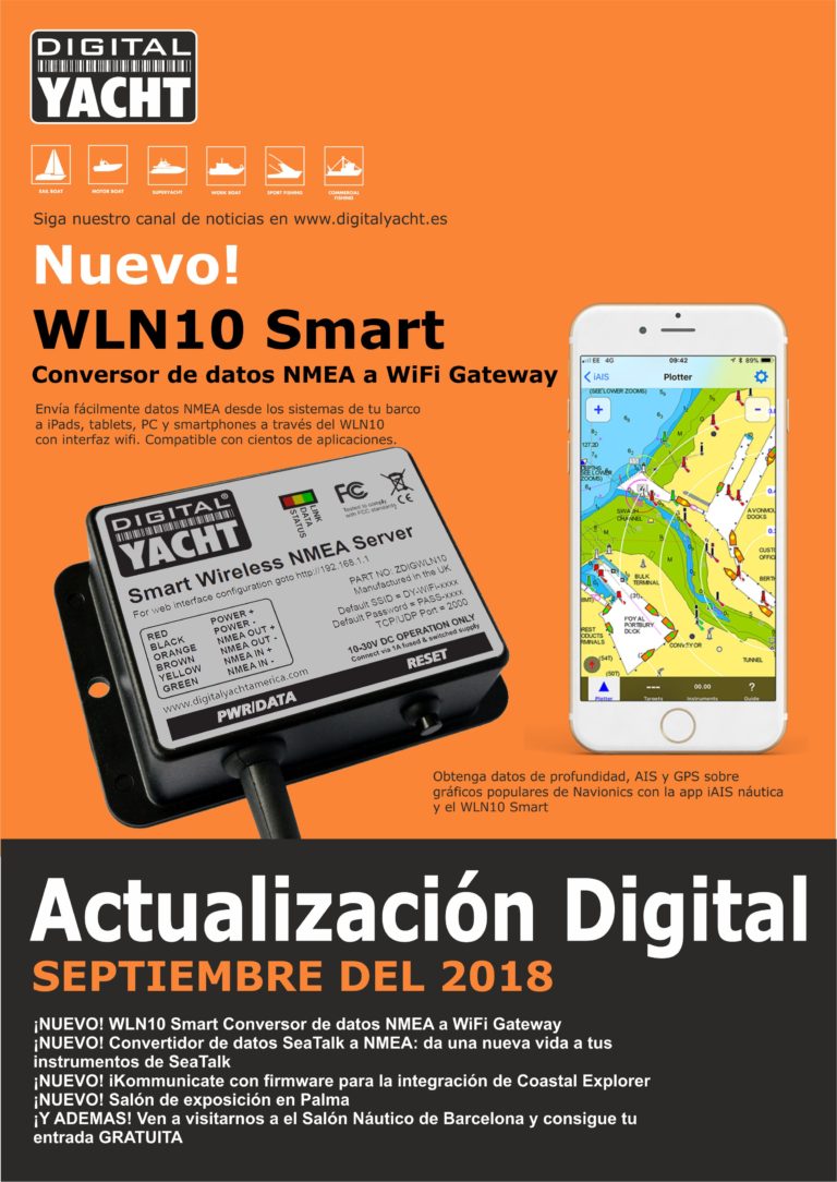 Digital Yacht presente en la Feria Náutica de Southampton 2018