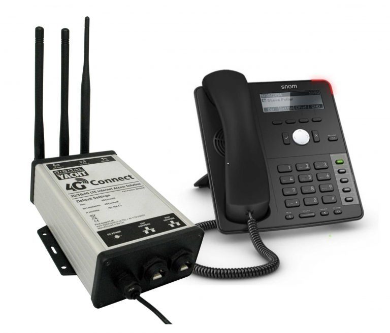4gconnect con telefono snom