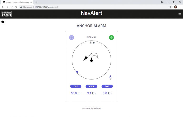 sistema de alarma NavAlert
