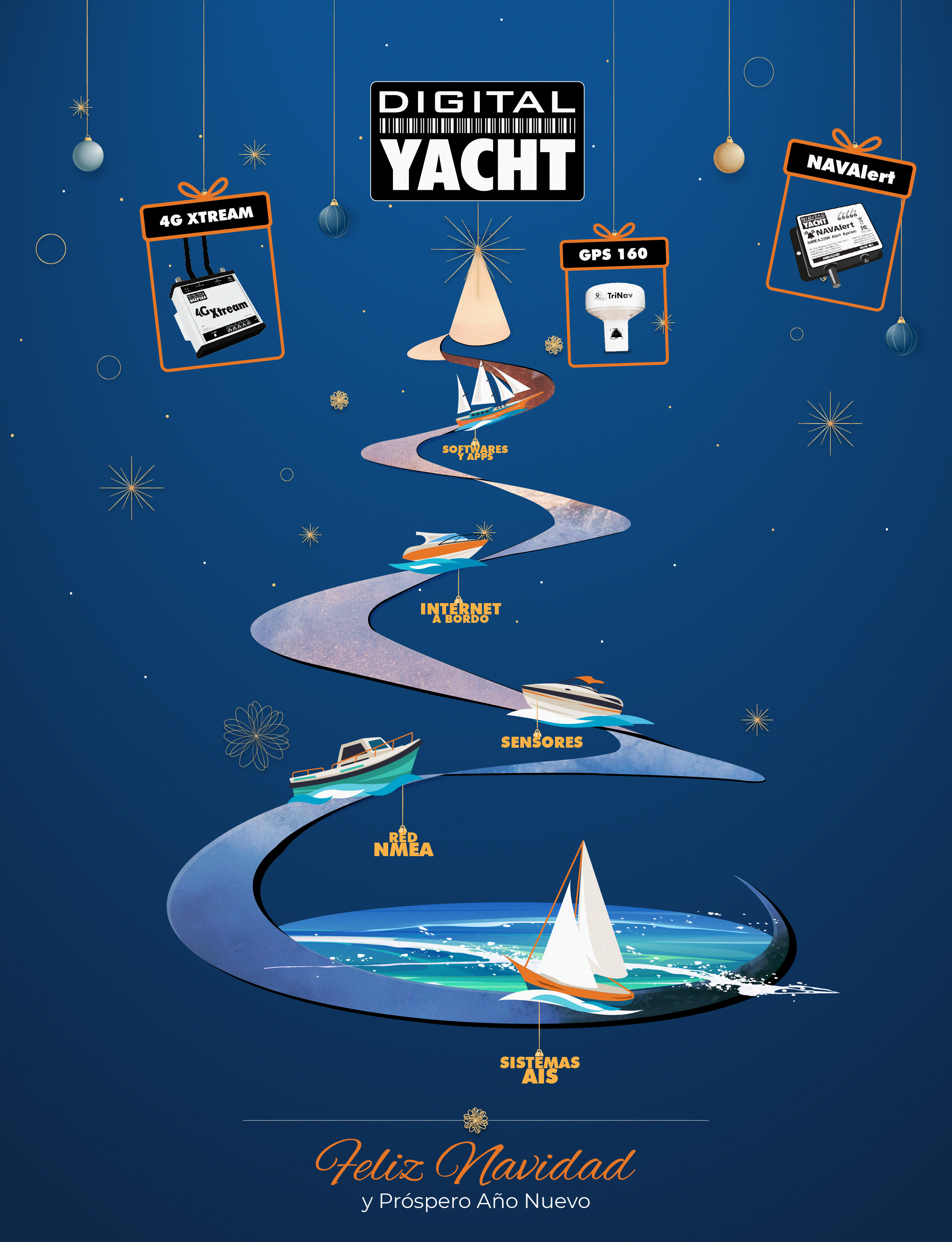 digital yacht productos navidad