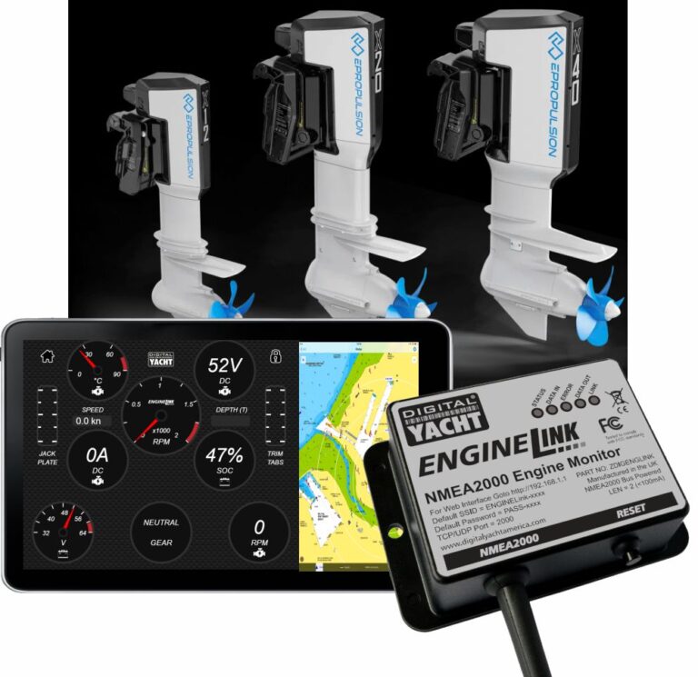 display motor epropulsion en tablet nmea 2000 digital yacht