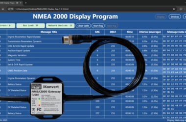 software nmea 2000 display visualizar datos nmea 2000