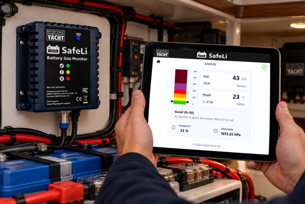 safeli alarma gas bateria litio